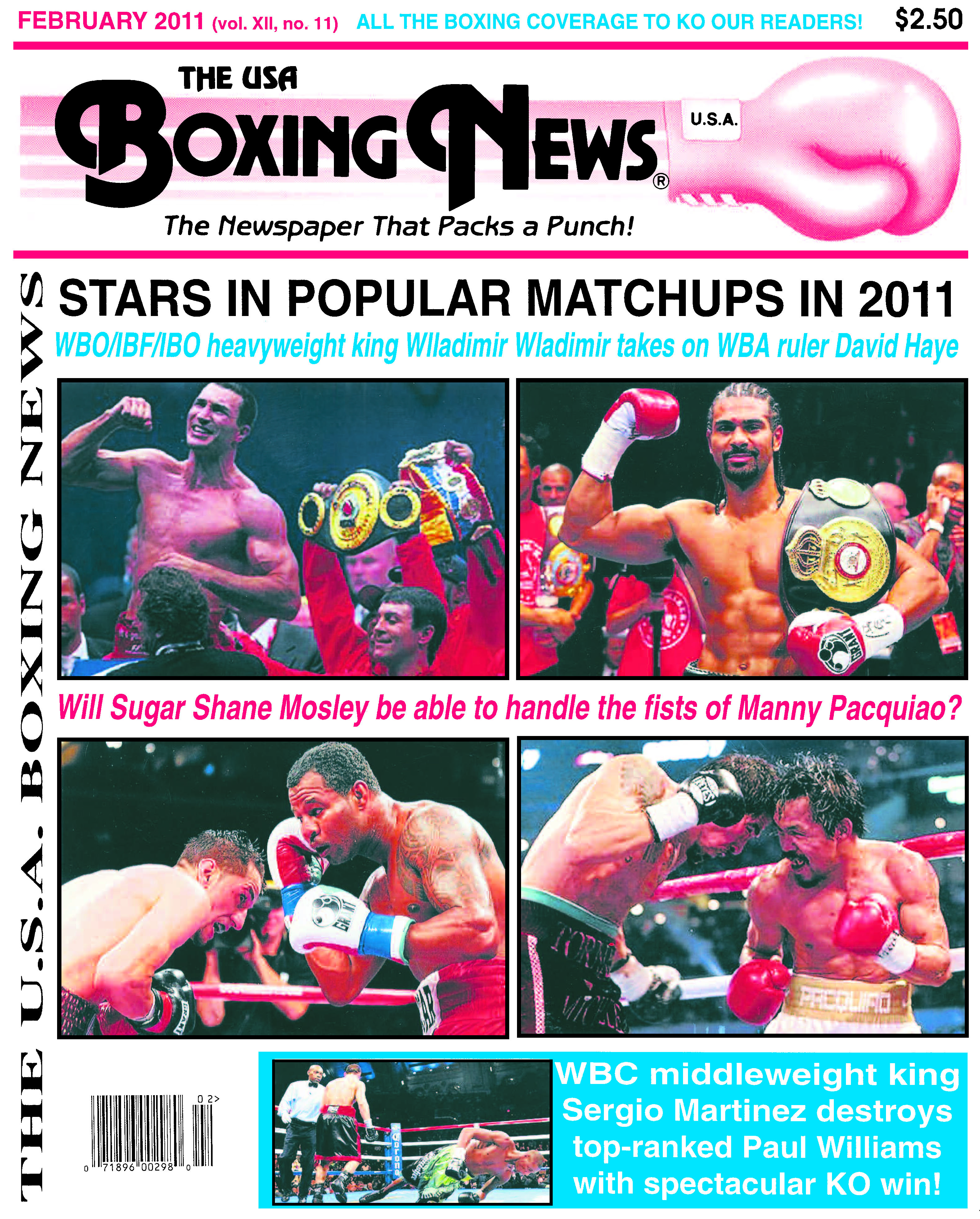 The USA BOXING NEWS Covers over the years THE USA BOXING NEWS