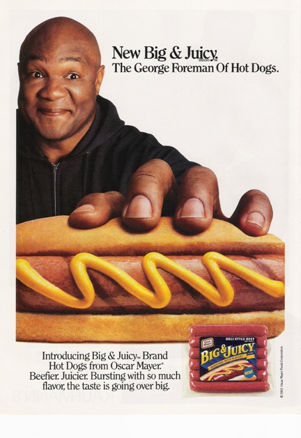 George Foreman Hot Dog Ad