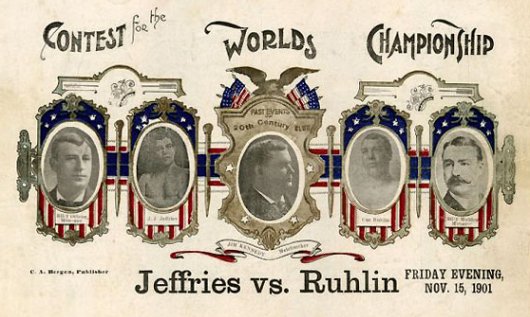 Fight Action #7Fight Action Jeffries-Ruhlin 1901