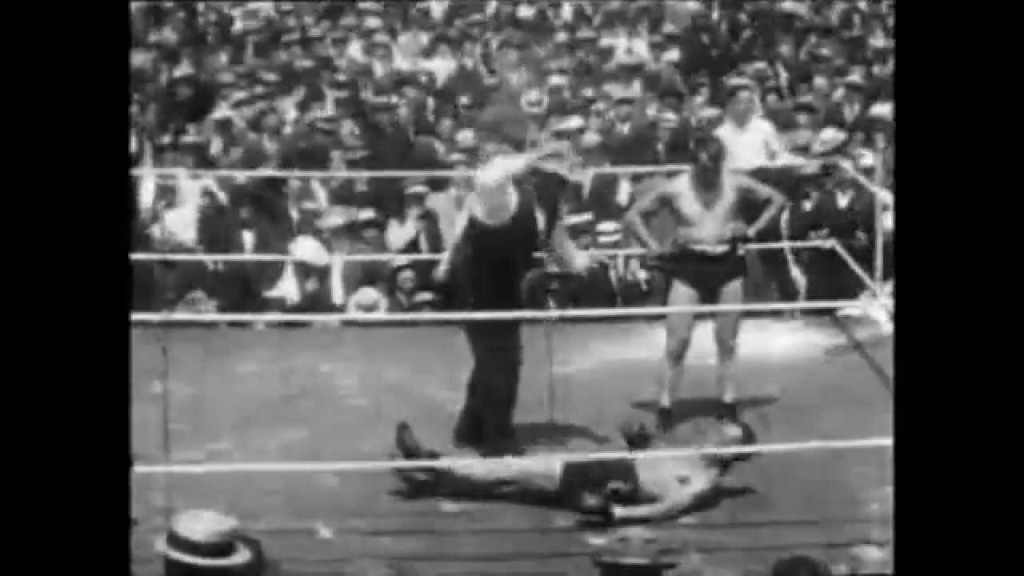 Fight Action #9Fight Action Burns-Squires 1907