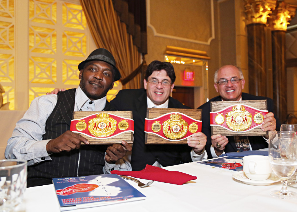 The Boxing Twins with former Heavyweight Champion Bruce "The Atlantic City Express" Seldon