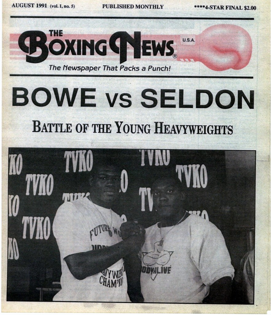 LLLLLLLLBoxing News August 1991 Cover