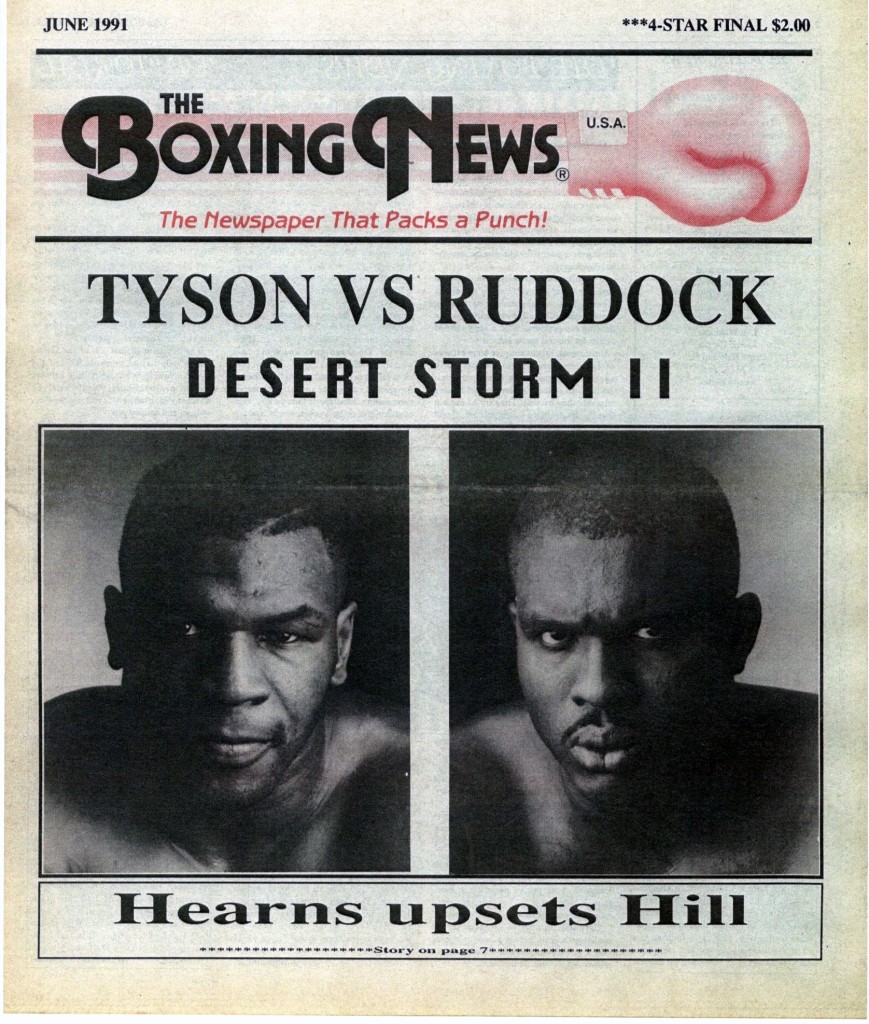 LLLLLLLLBoxing News June 1991 Cover