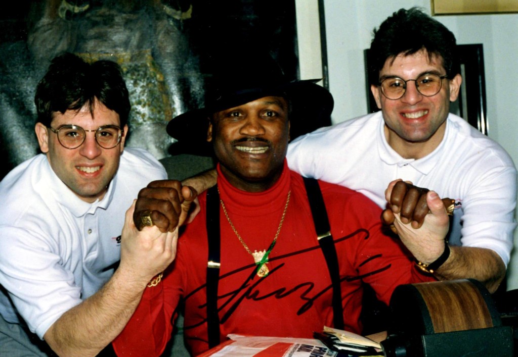 The Boxing Twins with Joe Frazier