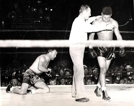 Joe Louis vs. Jack Sharkey in 1936