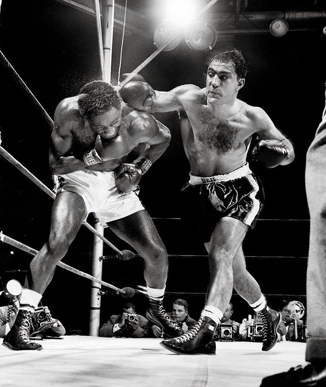 Rocky Marciano vs. Ezzard Charles II in 1954 (CLICK PHOTO TO VIEW FIGHT ACTION)
