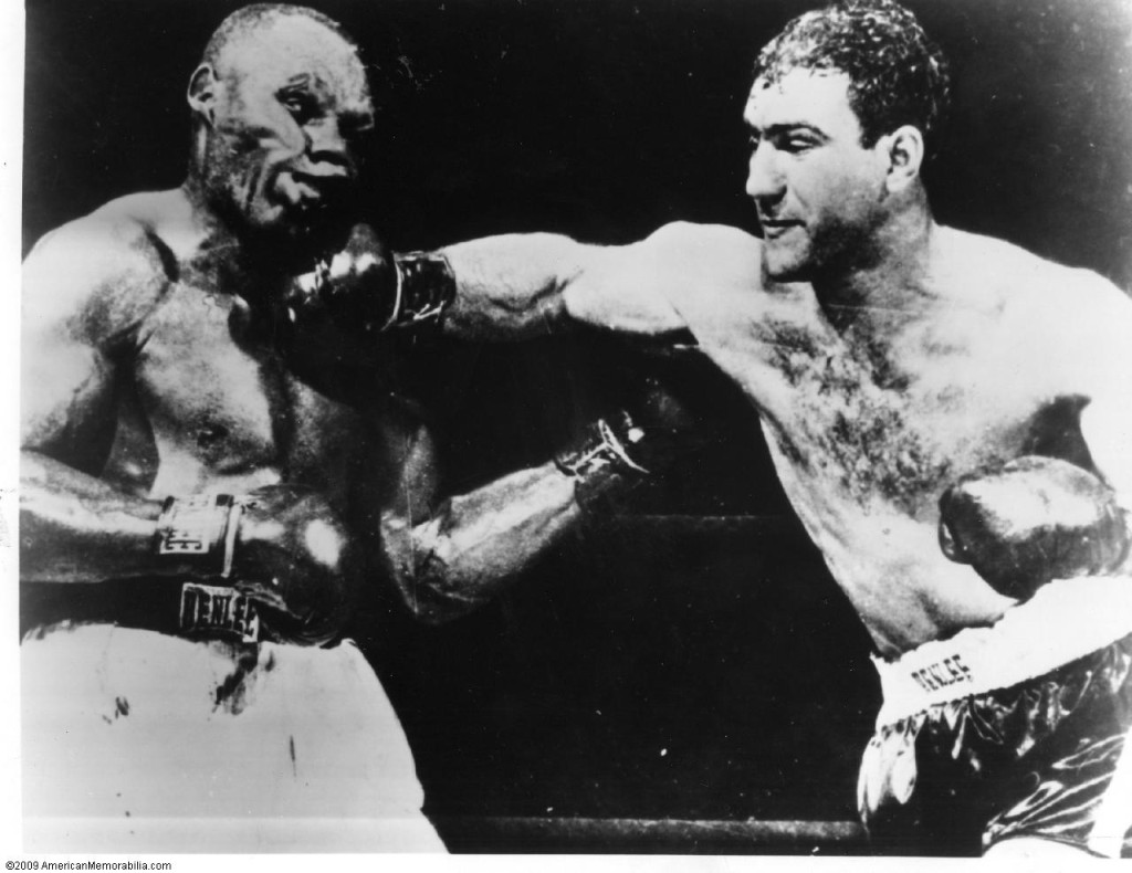 Rocky Marciano vs. Jersey Joe Walcott I in 1952 (CLICK PHOTO TO VIEW FIGHT ACTION)