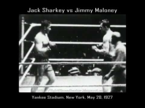 Sharkey vs, Maloney in 1927 (Click Photo To View Fight Clip)