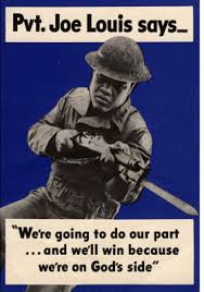 Joe Louis Army Recruiting Poster from the 1940's