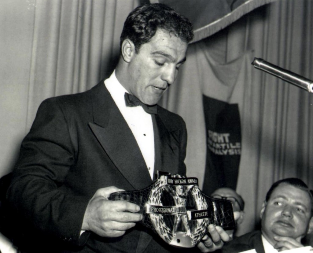 Rocky Marciano awarded with the coveted Hickok Belt for best athlete in 1952