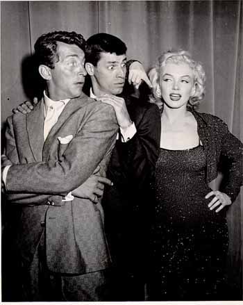 Martin and Lewis with Marilyn Monroe