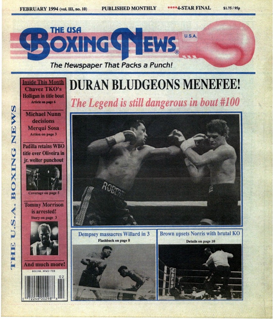 Boxing News February 1994 Cover (2)