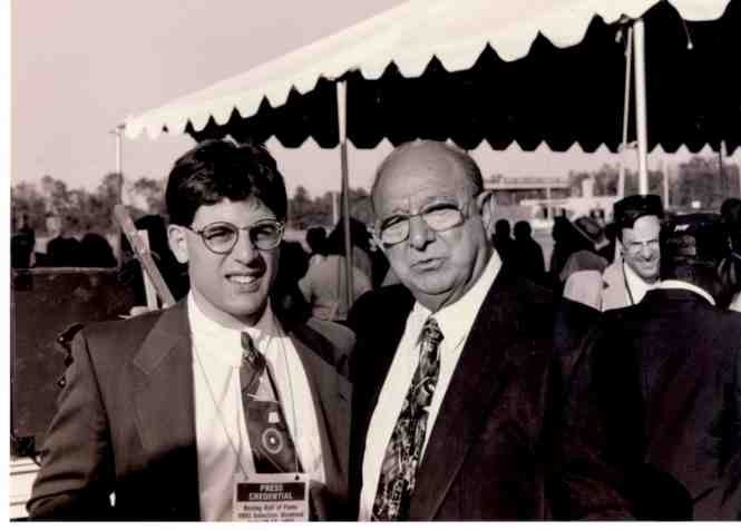 Alex Rinaldi with legendary trainer Angelo Dundee