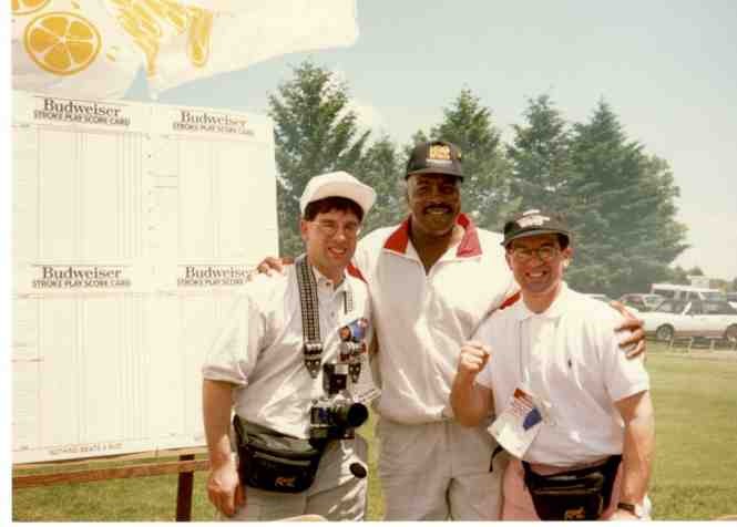 Alex and John with 2-time heavyweight challenger Earnie Shavers.