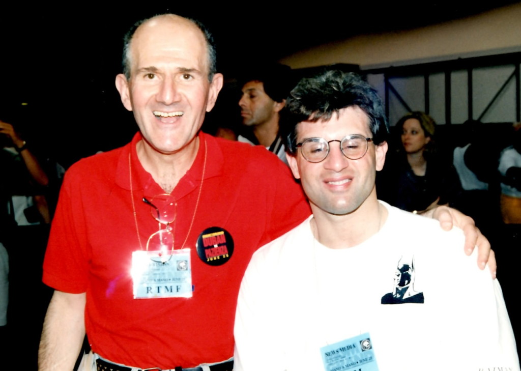 John Rinaldi (R) with famed judge Harold Lederman (L)