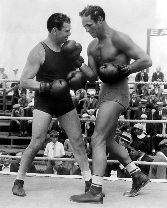 Jack Dempsey and Max Baer