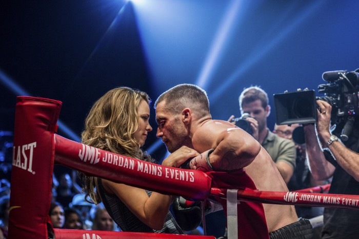 Jake Gillenhaal and Rachel McAdams in Southpaw