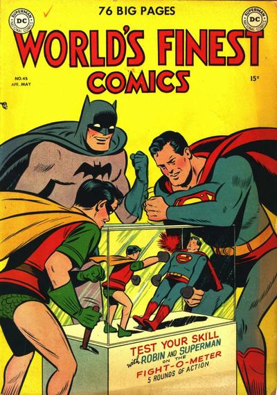NEWBoxing Comic Great Superman vs. Robin