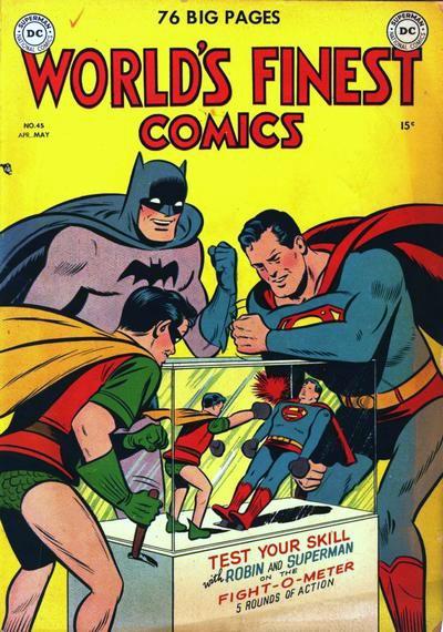 rrrrrrrrrrrrrrrrrBoxing Comic Great Superman vs. Robin