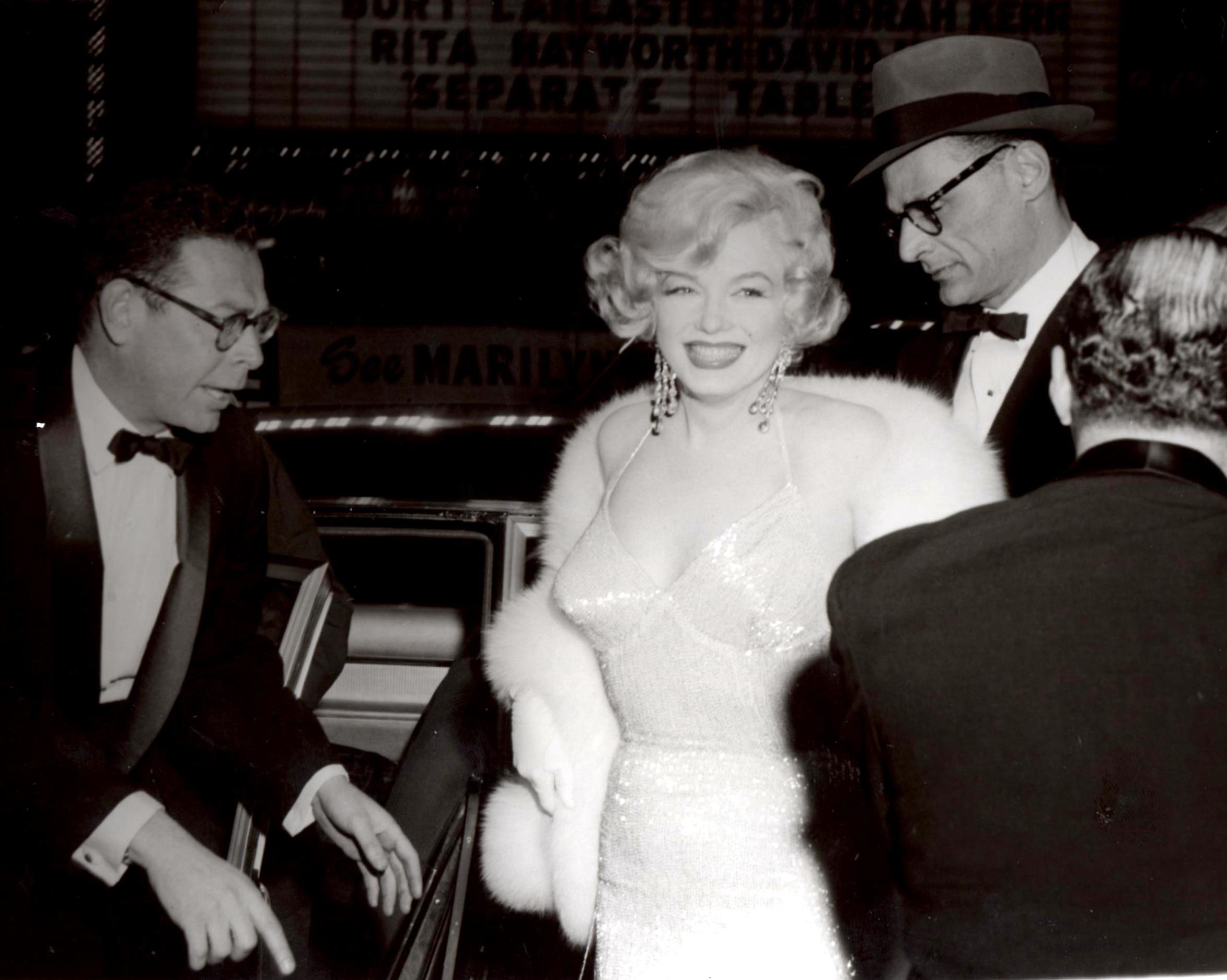 Marilyn Monroe and Arthur Miller (PHOTO BY BARRY TAUB)