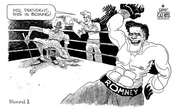 Cartoon political boxing cartoon 2. (1)
