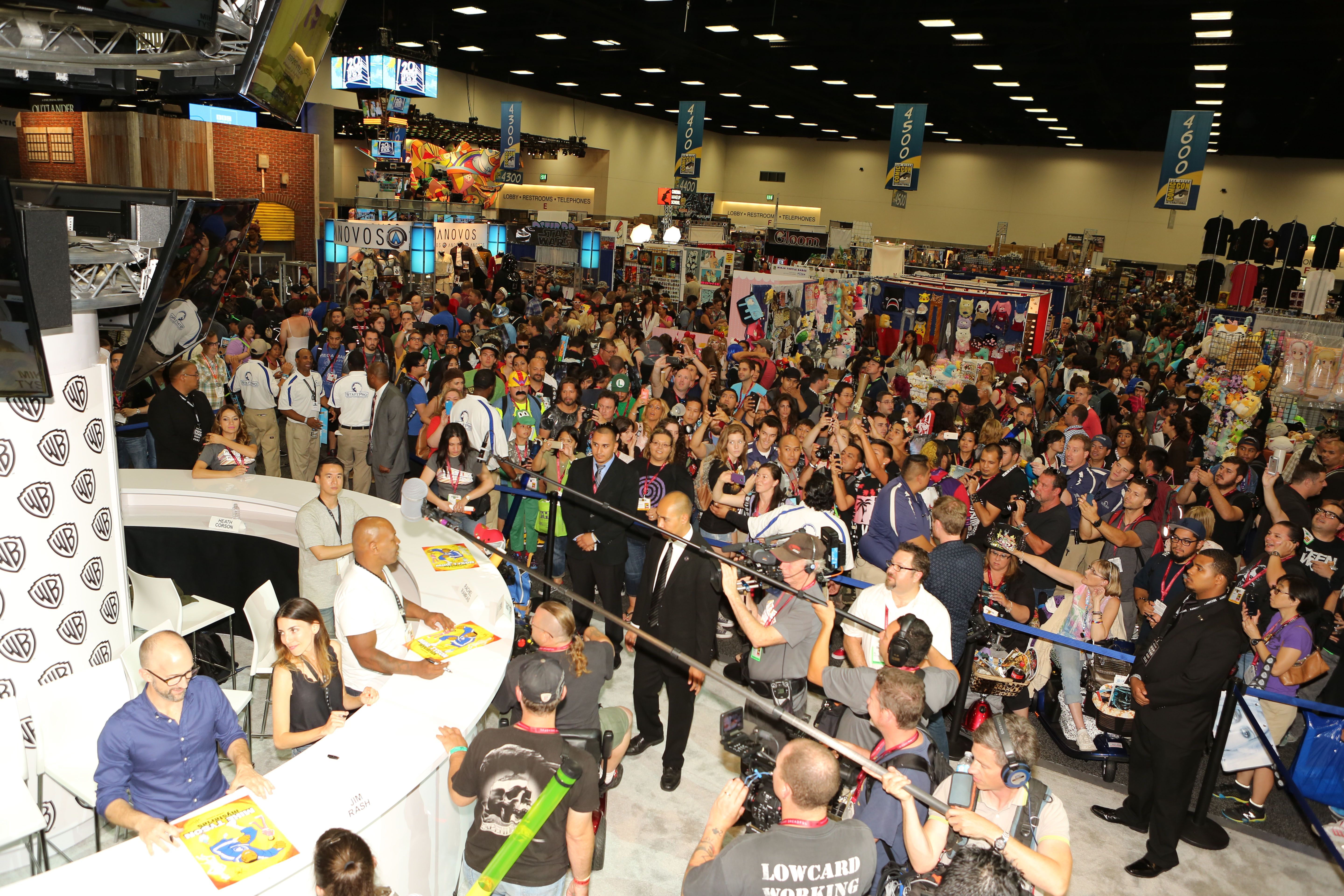 Mike Tyson Mysteries Crowd on hand to see him at San Diego Comic-Con.