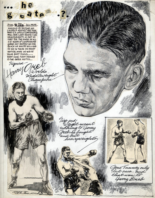 USABNnew boxing cartoon Harry Greb.