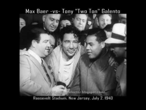 Celebrities - Lou Costello, Max Baer and Joe Louis. (CLICK PHOTO TO VIEW VIDEO OF THE INTERVIEW)
