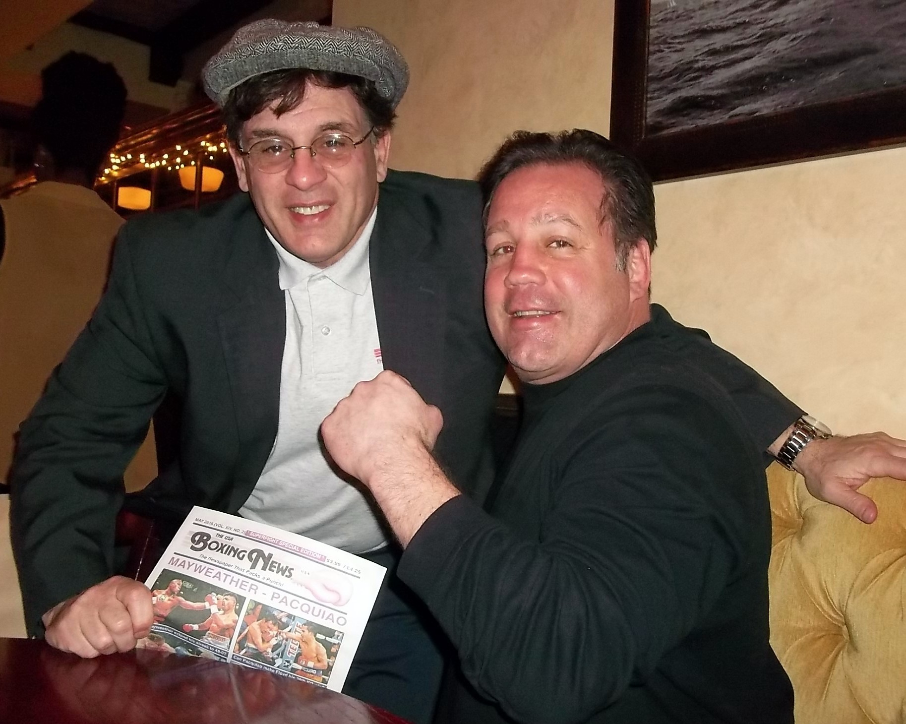 Alex Rinaldi with former Light Heavyweight and Cruiserweight Champion Bobby "Chappie" Czyz