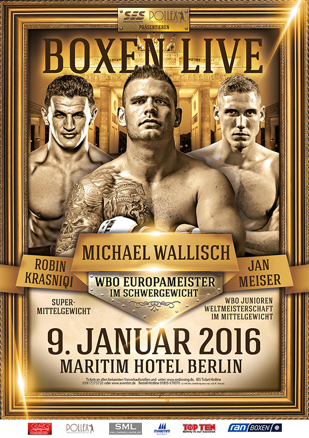 Wallisch vs. Bacurin Fight Poster.