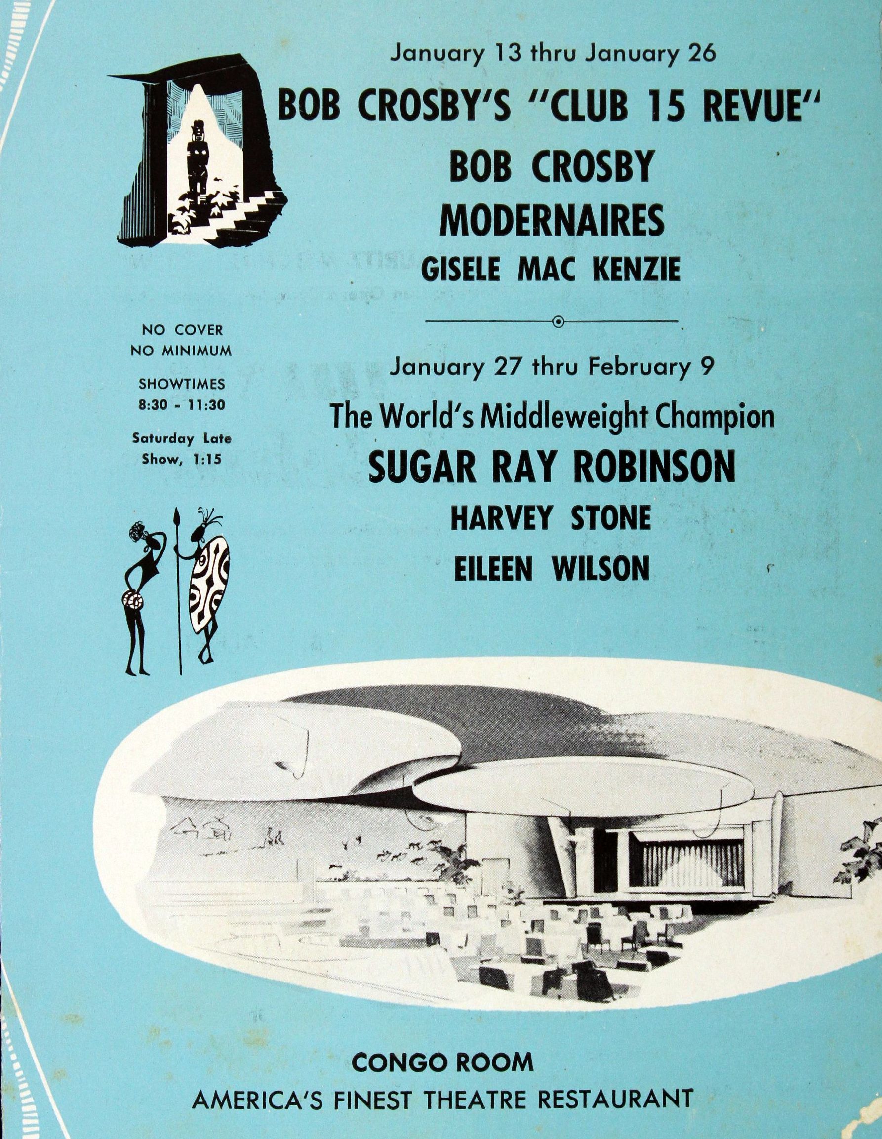 March Sugar Ray Robinson Performance Poster.