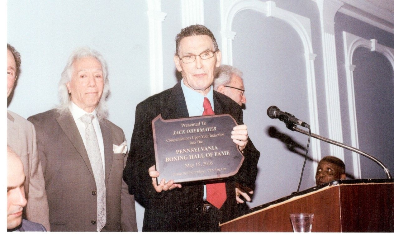 Jack Obermayer PA Boxing Hall of Fame 2016.