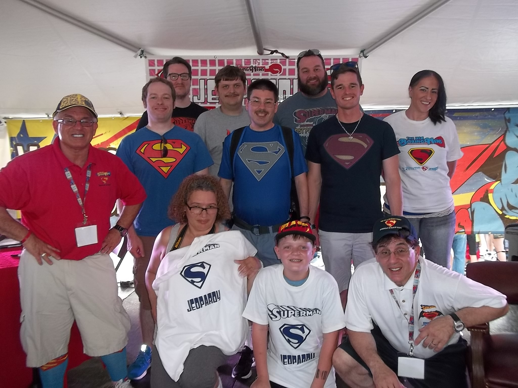 The group photo of 2016 The USA Boxing News Superman jeopardy Game