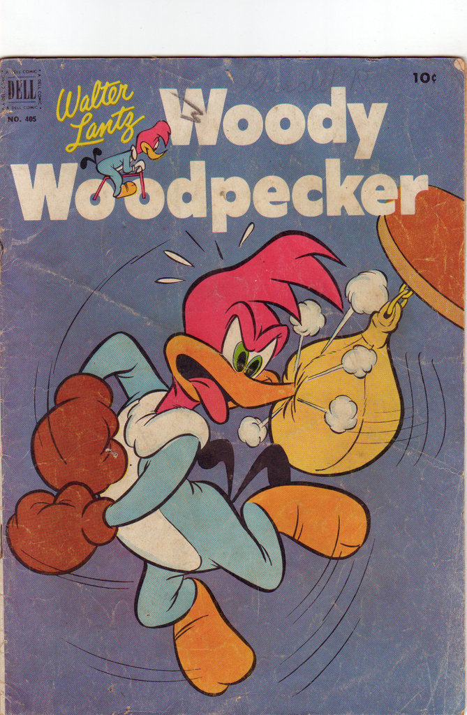 Boxing Cartoon - 1952 Woody Woodpecker Comic Book.