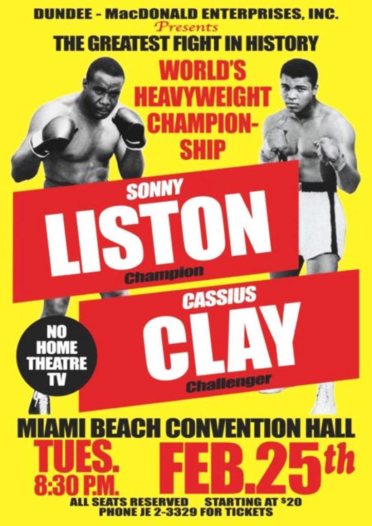 LISTON-CLAY POSTER