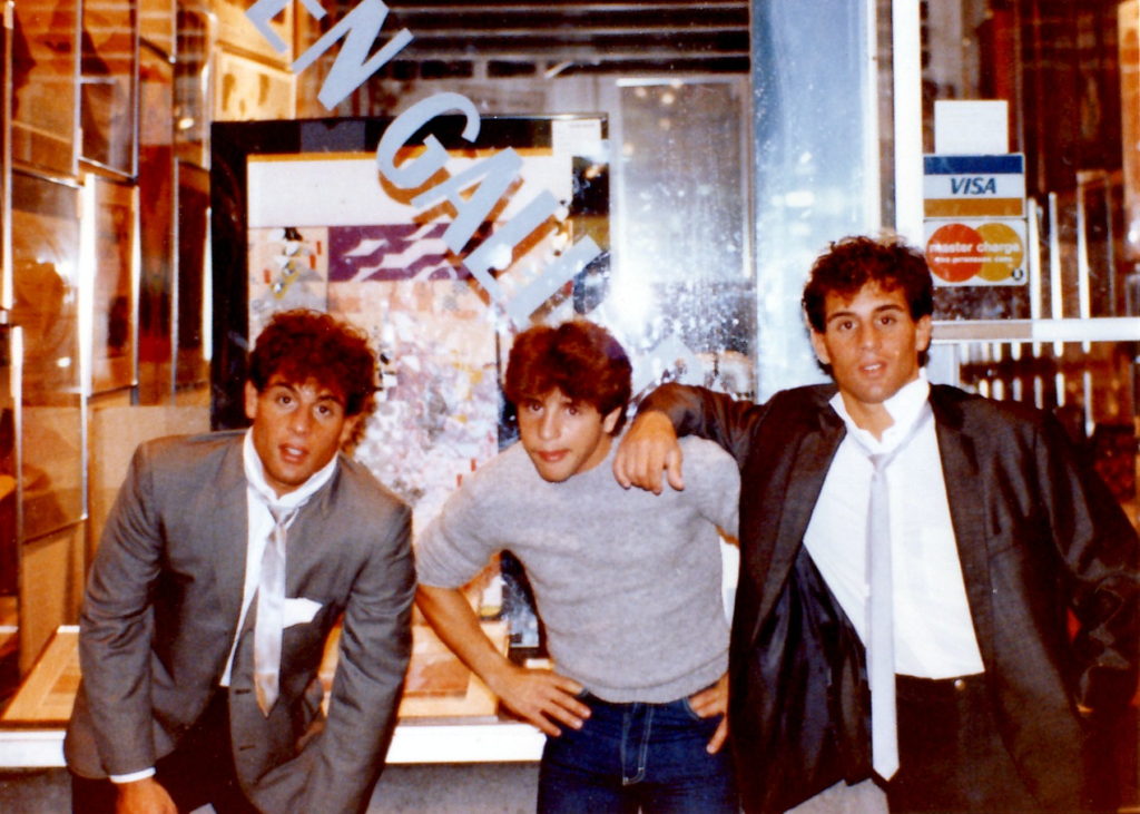 Alex, Gerard, and John Rinaldi in 1982.