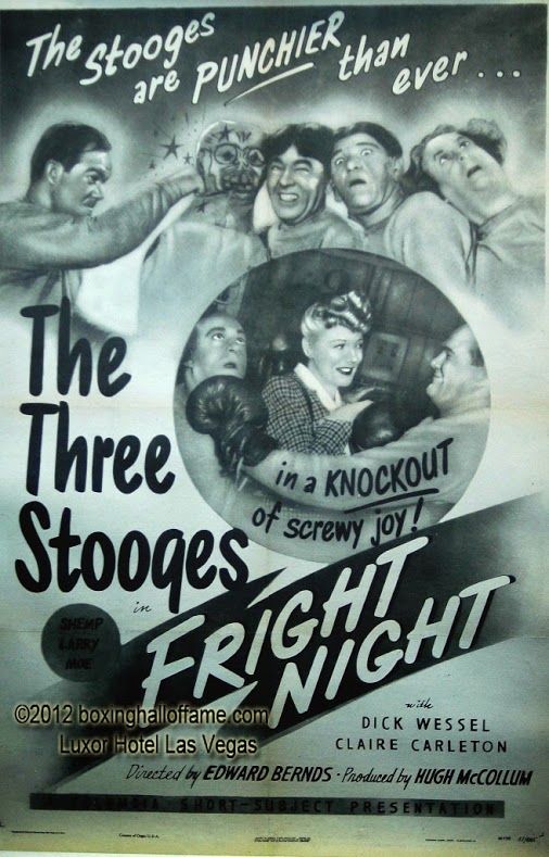 THREE STOOGES BOXING POSTER. – THE USA BOXING NEWS