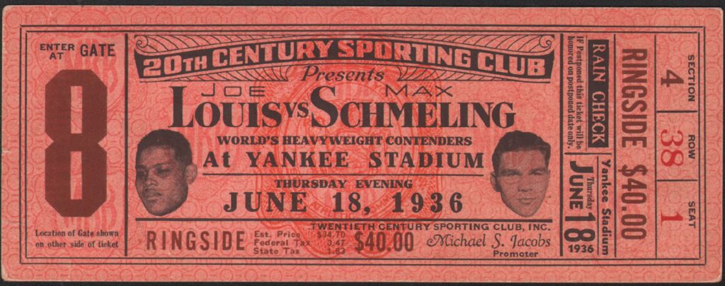 Louis-Schmeling II ticket