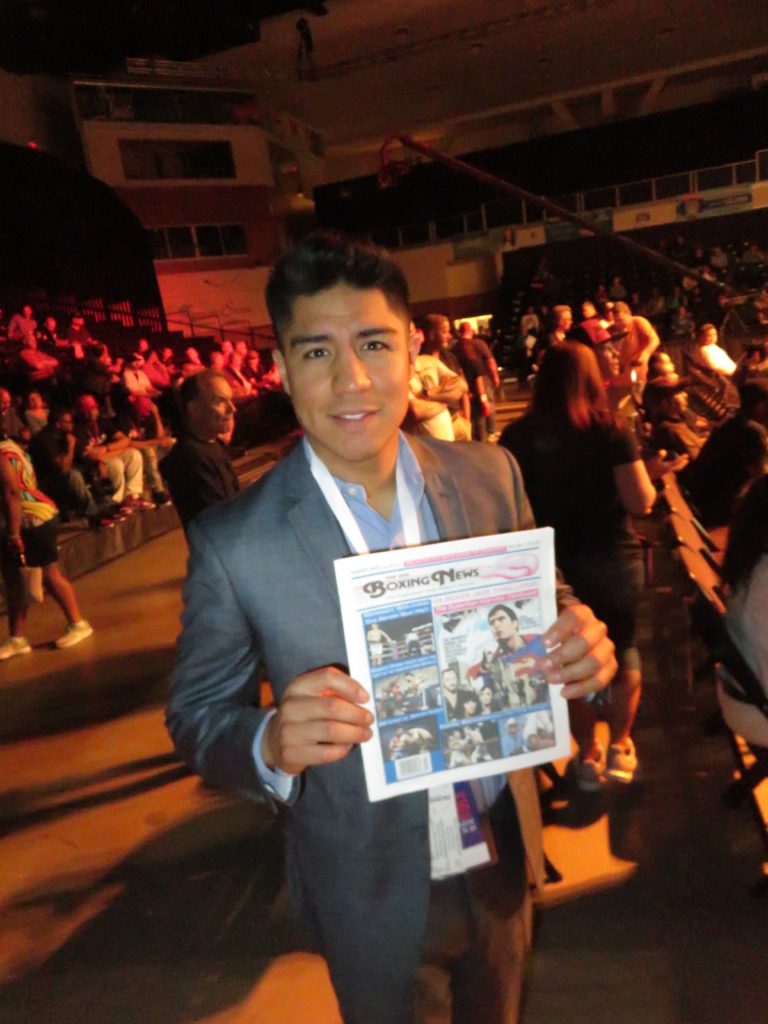 Jessie Vargas with The USA Boxing News.