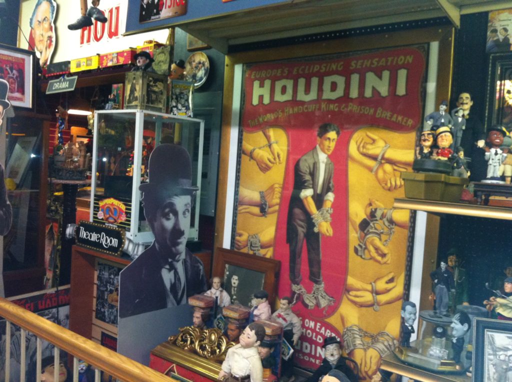 The Houdini collection in the Americana Museum