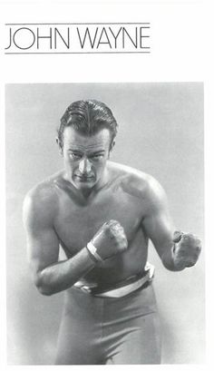 John Wayne Boxing Pose.