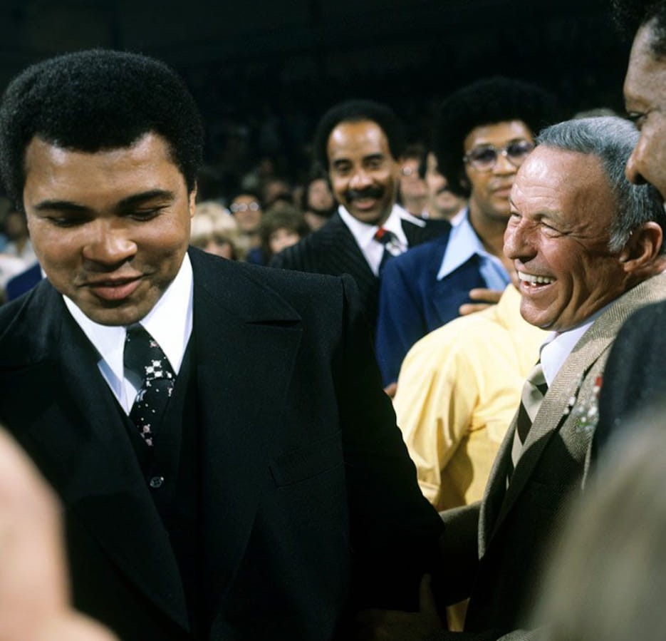 Muhammad Ali with Frank Sinatra