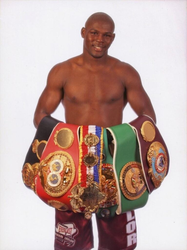 ermain Taylor is an American former professional boxer who competed from 2001 to 2014. He remains the most recent undisputed middleweight champion, having won the WBA, WBC, IBF, WBO, Ring magazine