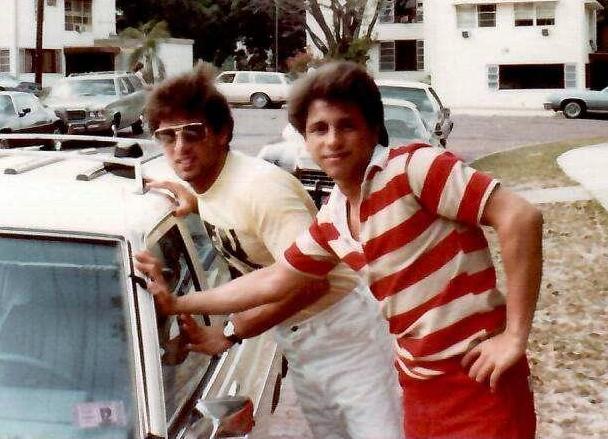 John and Gerard Rinaldi in Florida in 1982.