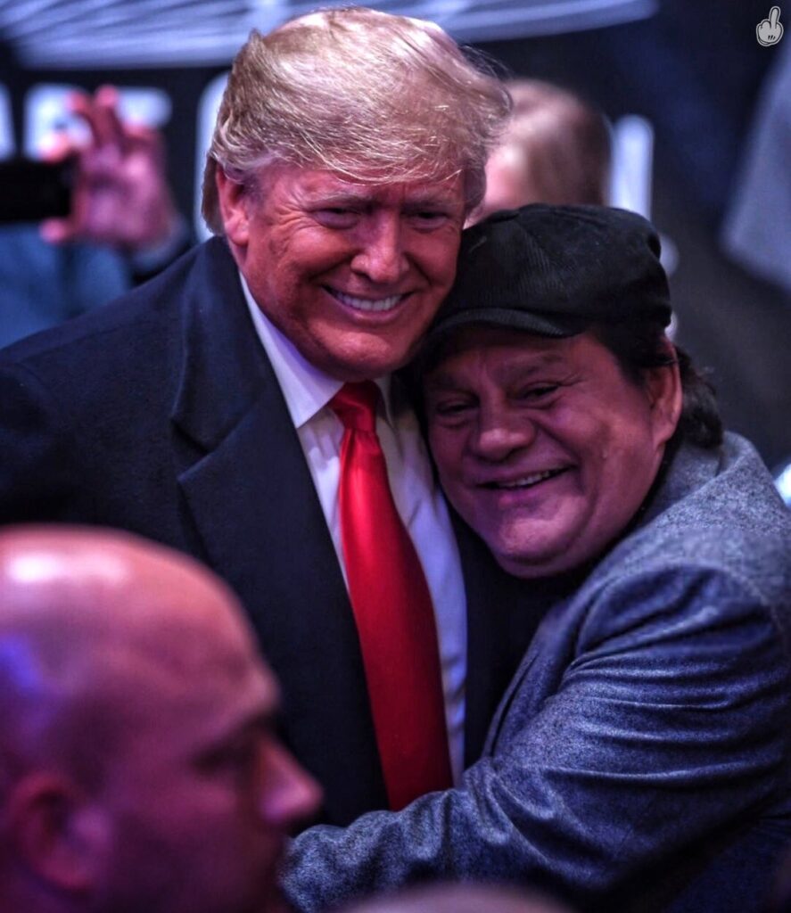 President Trump and Roberto Duran