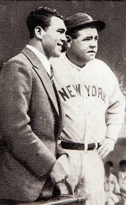Max Schmeling (L) and Babe Ruth (R) 