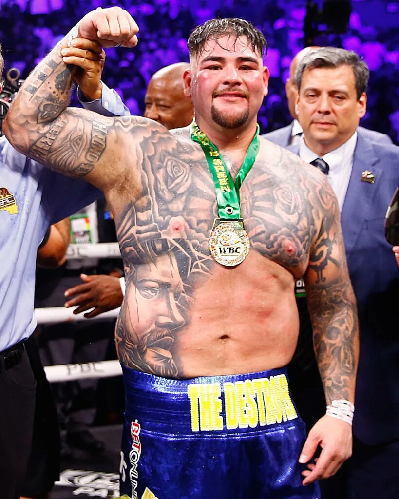 Former Heavyweight Champion Andy Ruiz Jr.