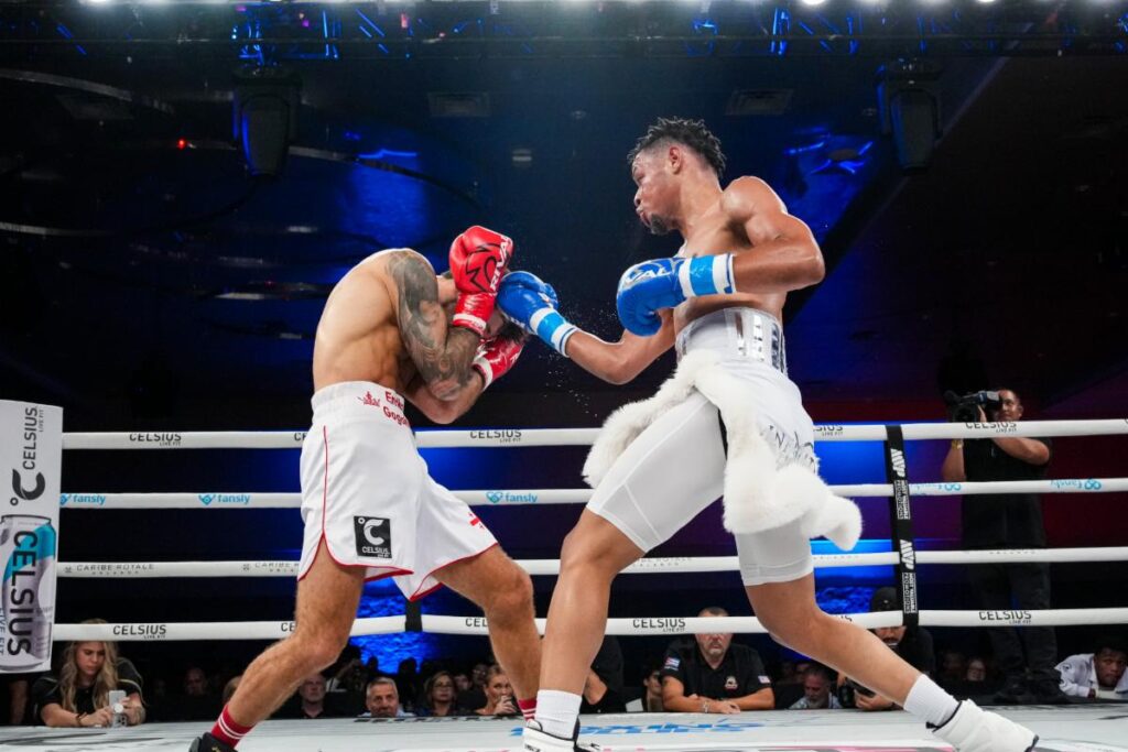 Undefeated super lightweight prospect Hendri “La Bazuca” Cedeno in action.